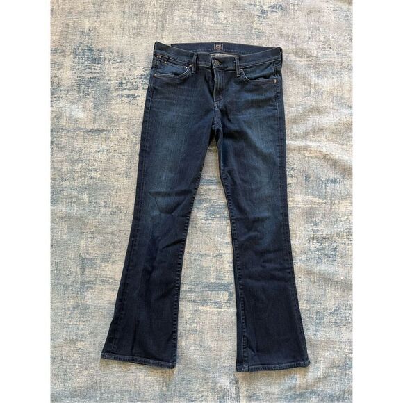 Citizens of Humanity Dark Wash Emannuelle Petite Slim Bootcut Jeans 31" - Picture 1 of 8